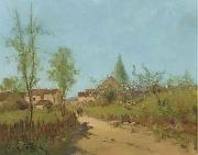 Eugene Galien-Laloue Country Landscape painting